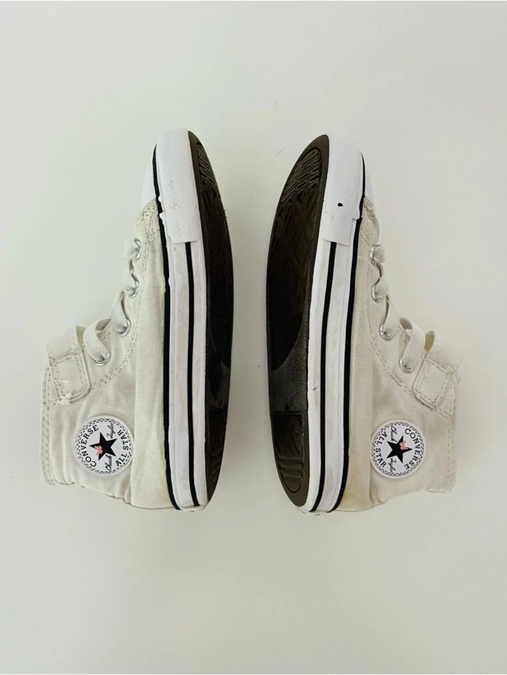 Converse All Star Canvas Sneakers Pink Purple Butterfly High Top Shoes Girls 10C
